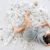Knit Swaddle Blanket - Marble
