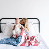 Ribbon Baby Bow - Patriot