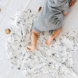 Knit Swaddle Blanket - Marble