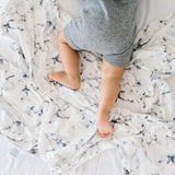 Knit Swaddle Blanket - Marble