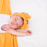 Knit Headband Bow - Solar