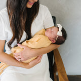 Newborn Knotted Gown - Marigold