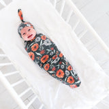 Top Knot Hat - Poppy