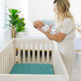 Premium Knit Fitted Crib Sheet - Journey