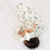 Knit Headband Bow - Fern