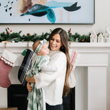 Knit Headband Bow - Pine