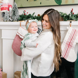 Knit Headband Bow - Pine