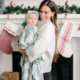 Knit Headband Bow - Pine