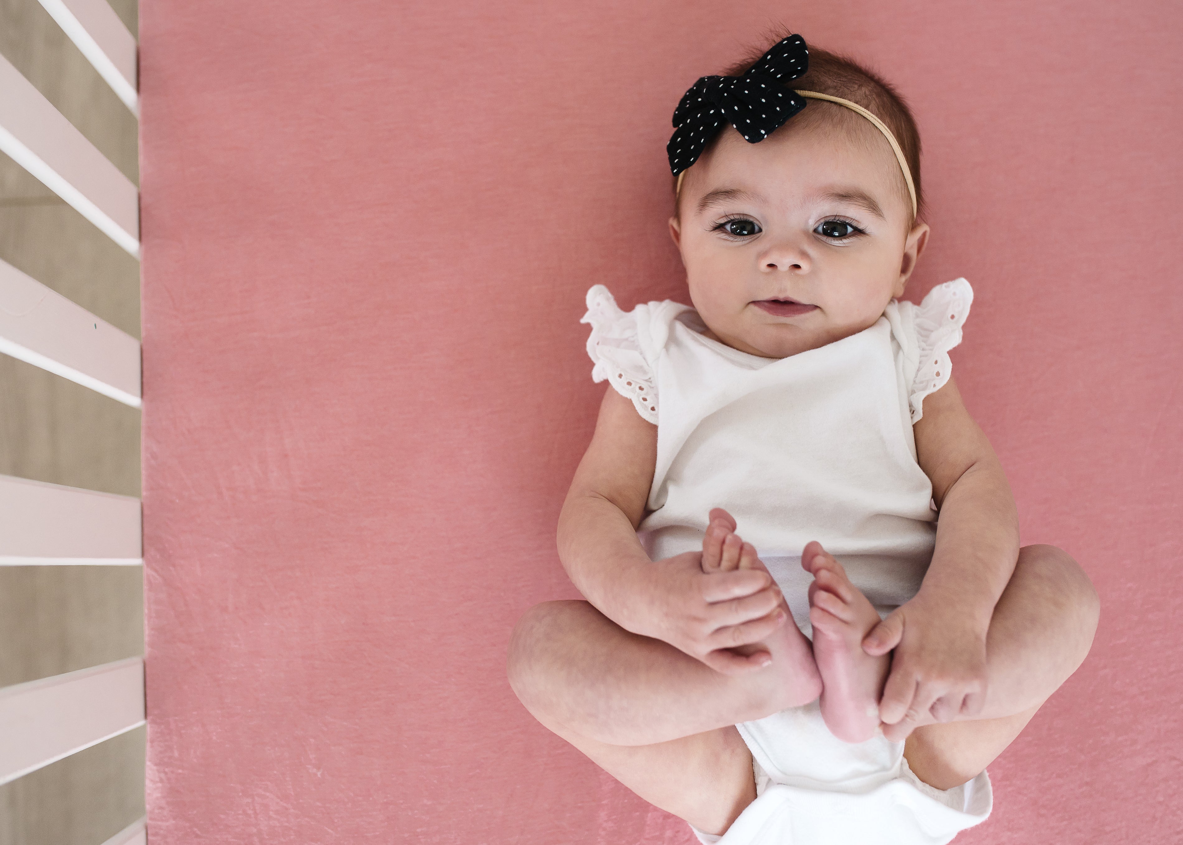 Copper pearl shop bloom crib sheet