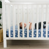 Premium Knit Fitted Crib Sheet - Quarterback