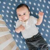 Premium Knit Fitted Crib Sheet - Quarterback