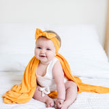 Knit Headband Bow - Solar