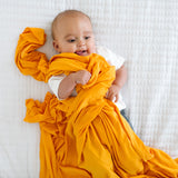 Knit Swaddle Blanket - Solar