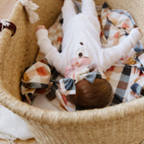 Knit Headband Bow - Harvest