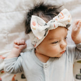 Knit Headband Bow - Baja