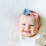 Bowtie Baby Bow - Patriot