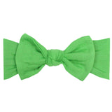 Knit Headband Bow - Lime