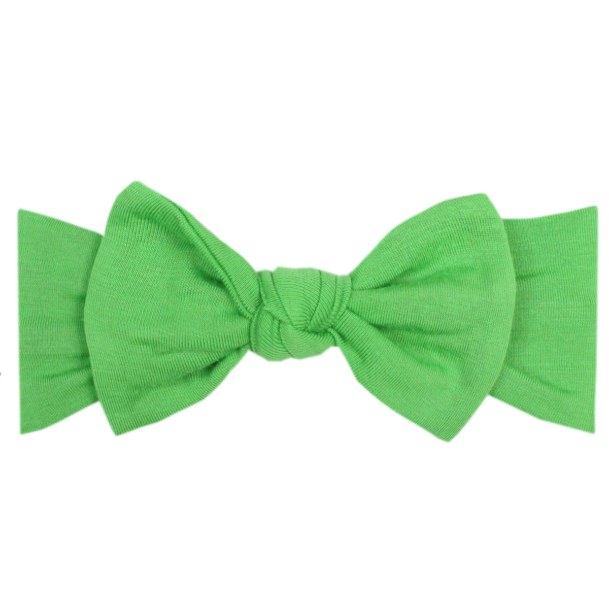 Knit Headband Bow - Lime