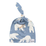 Top Knot Hat - Polar