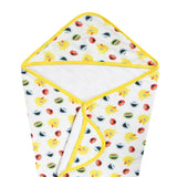 Premium Baby Knit Hooded Towel - Sesame Scribbles