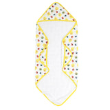 Premium Baby Knit Hooded Towel - Sesame Scribbles