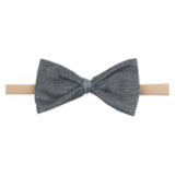 Bowtie Baby Bow - Slate