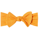 Knit Headband Bow - Solar