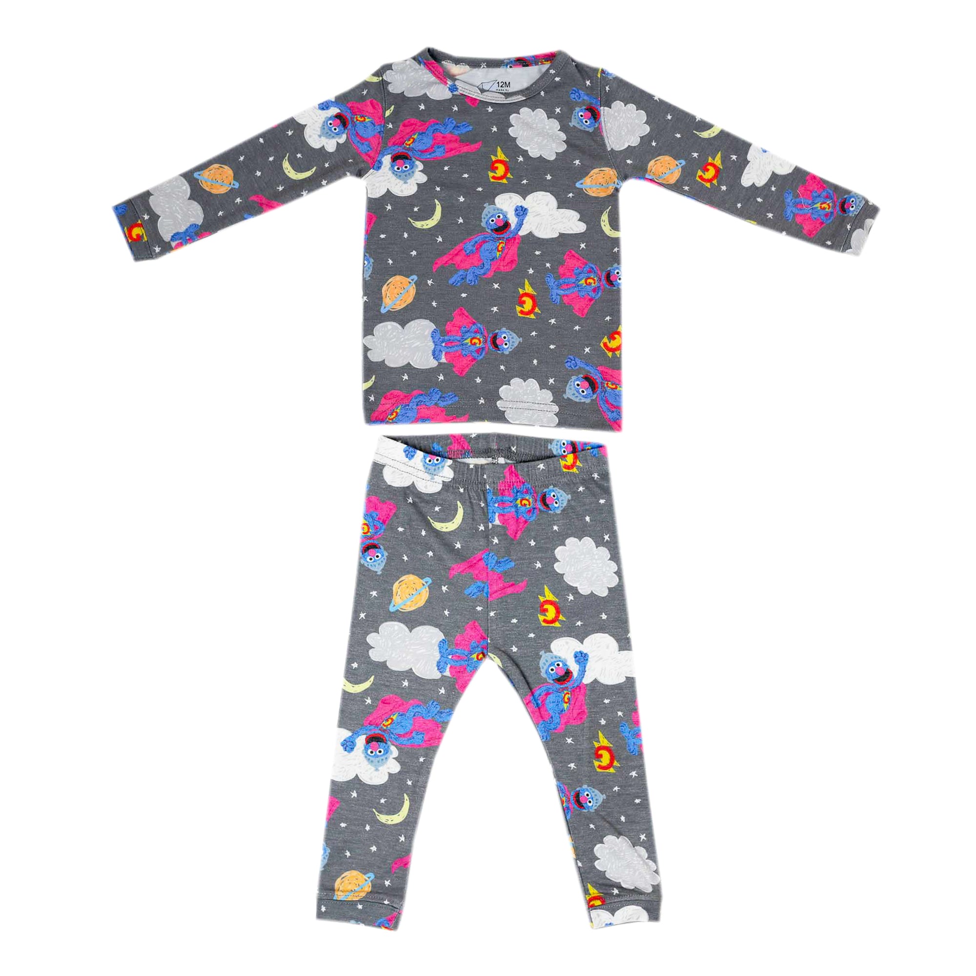 - Copper Long Set Sleeve Pajama Grover Super 2pc – Pearl
