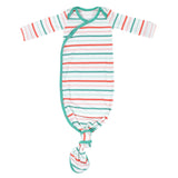 Newborn Knotted Gown - Tinsel