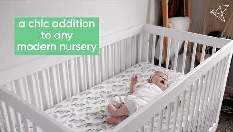 Premium Knit Fitted Crib Sheet - Lemon