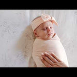 Knit Swaddle Blanket - Lime