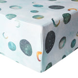 Premium Knit Fitted Crib Sheet - Lunar