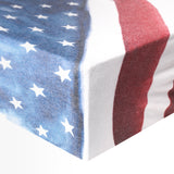 Premium Knit Fitted Crib Sheet - Patriot