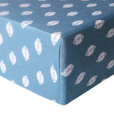 Premium Knit Fitted Crib Sheet - Quarterback