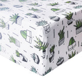 Premium Knit Fitted Crib Sheet - Shiloh